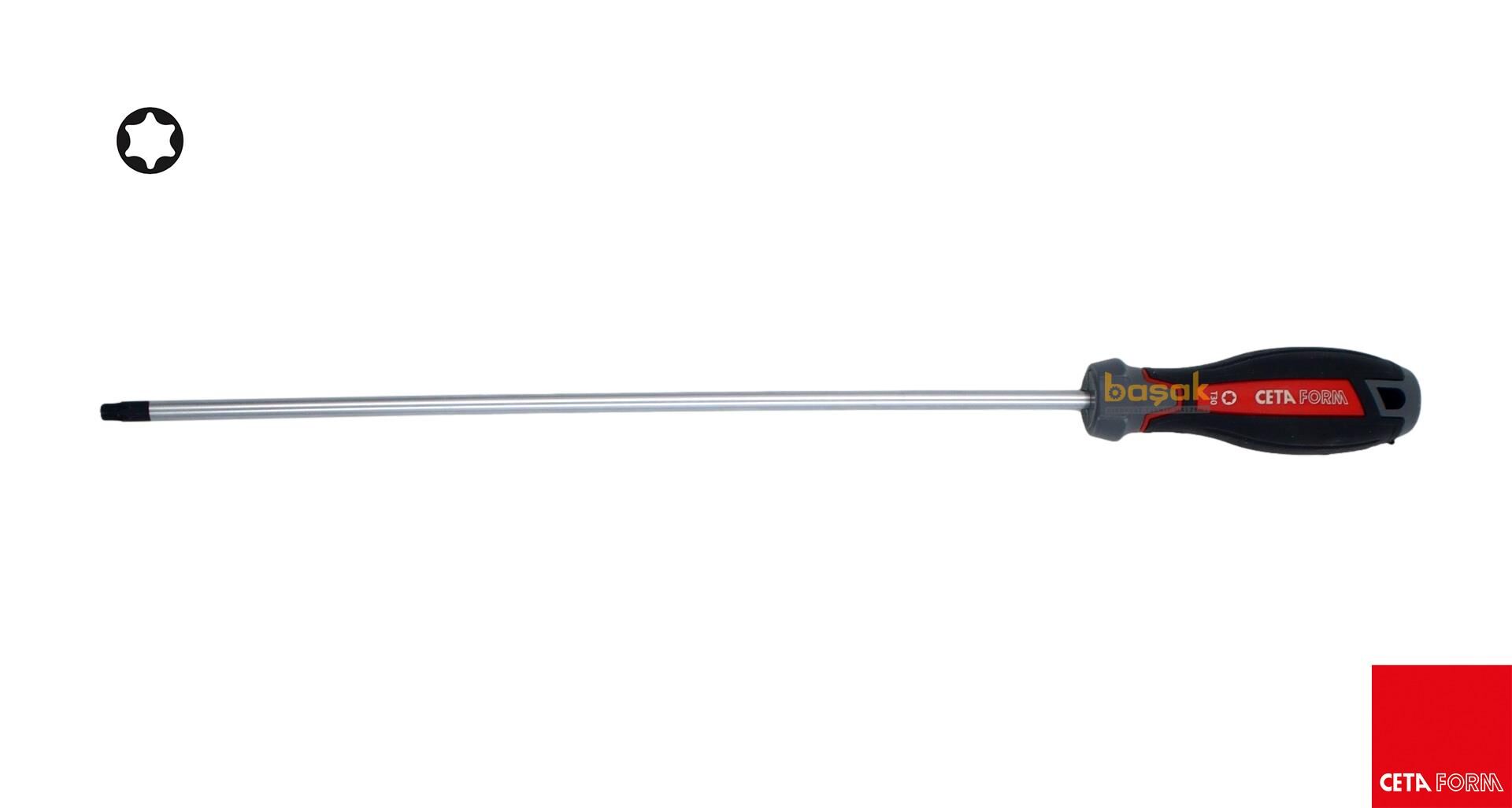 Ceta Form T30 x 300mm Torx Uçlu Uzun Tornavida F18-030-300