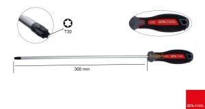 Ceta Form T30 x 300mm Torx Uçlu Uzun Tornavida F18-030-300