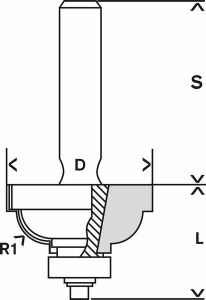 Bosch Standard W Kenar Biç Freze Ucu F 8x28,5x54 mm 2608628356