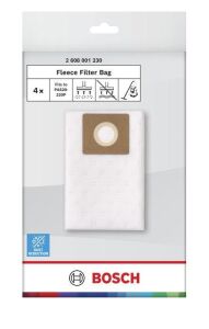 Bosch PAS 20-220 P Yünlü Filtre Torbası 4’lü 2608001230