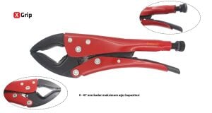 Ceta Form 240 mm X-Grip Özel Ağızlı Ayarlı Pense E52S-240-2