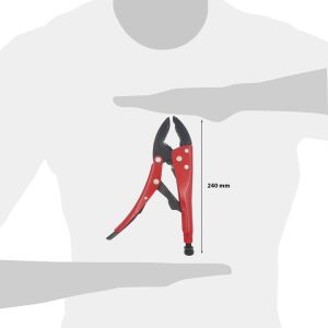 Ceta Form 240 mm X-Grip Özel Ağızlı Ayarlı Pense E52S-240-2