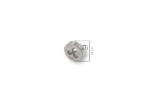 MTE M2.5 x 0.45 Pafta Normal Vidalı HSS DIN 223/B