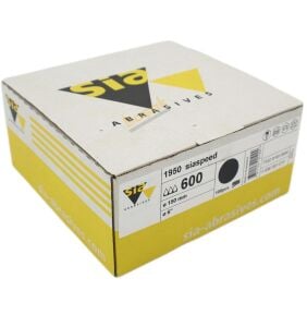 Sia 1950 Siaspeed 150 mm 600 Kum Deliksiz Cırtlı Zımpara Kâğıdı 100'lü