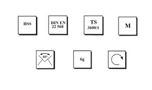 MTE M3.5 x 0.6 Pafta Normal Vidalı HSS DIN 223/B