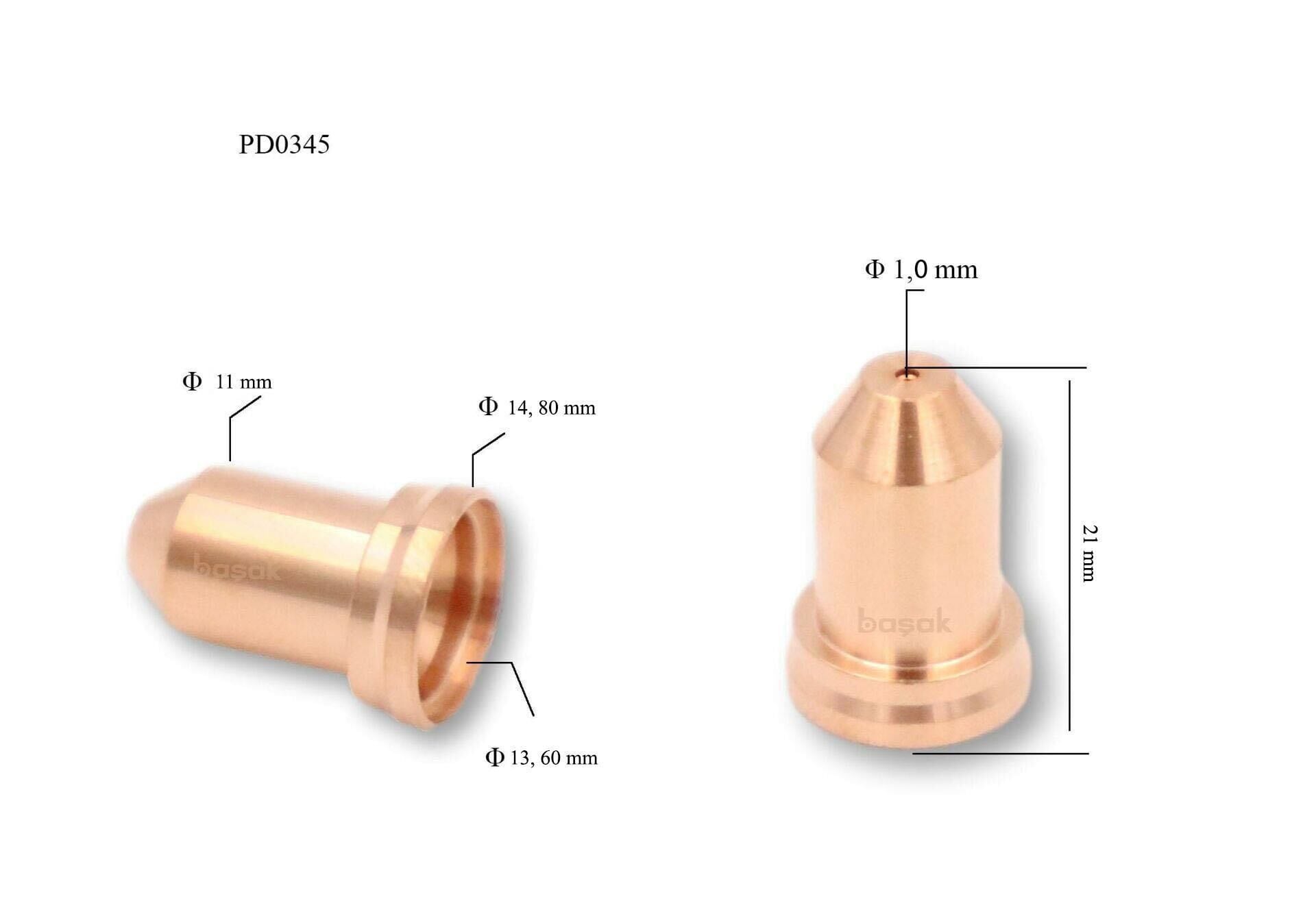 Trafimet PT 80 1,0 mm Plazma Kesim Meme 51311 PD0345-10