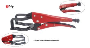 Ceta Form 280 mm X-Grip U Ağız Kaynakçı Ayarlı Pensesi E53-280-2