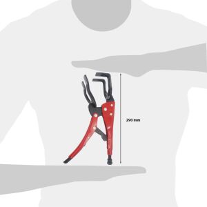 Ceta Form 280 mm X-Grip U Ağız Kaynakçı Ayarlı Pensesi E53-280-2