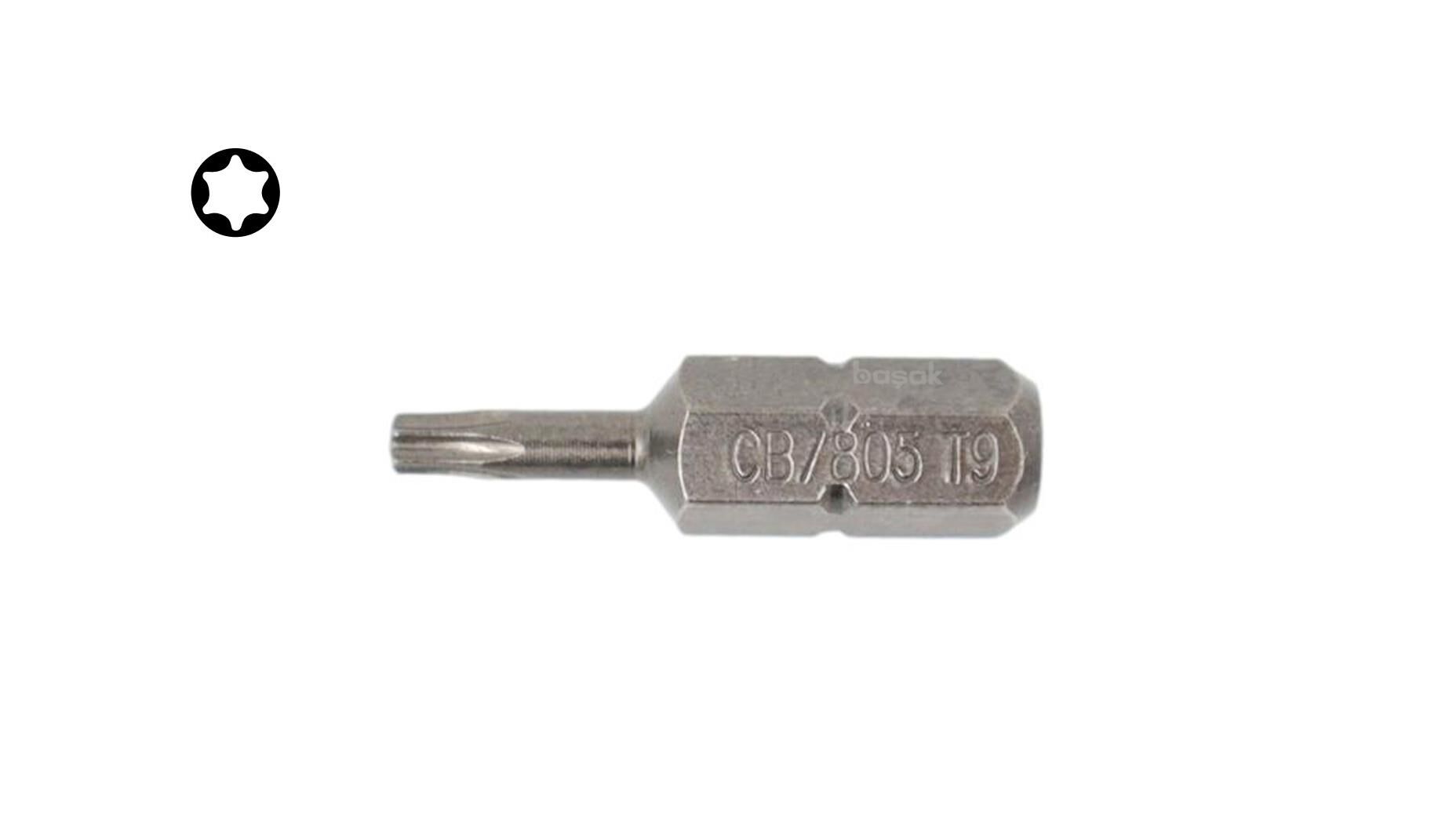 Ceta Form T9 x 25 mm Torx Bits Uç CB/805