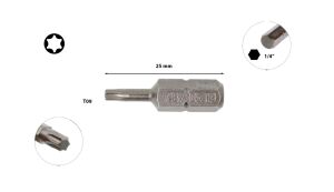 Ceta Form T9 x 25 mm Torx Bits Uç CB/805
