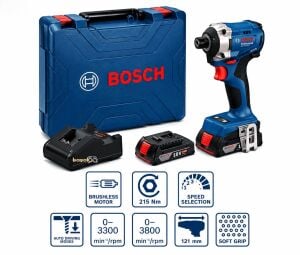 Bosch GDR 18V-215 2x2 Ah Akülü Darbeli Vidama 06019N2022