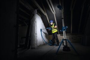 Bosch GLT 18V-5000 Akülü Kule Tip Şantiye Projektörü 5000 lm (Solo) 06019P5000