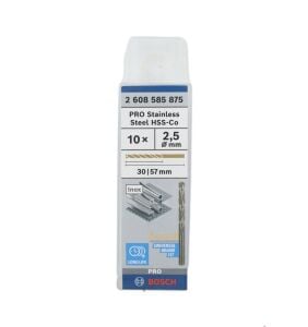 Bosch HSS-Co 2,5 mm 10'lu Kobaltlı Matkap Ucu 2608585875