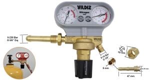 Yıldız 5331S 0-10 bar Azot Nitrojen Basınç Düşürücü Saat