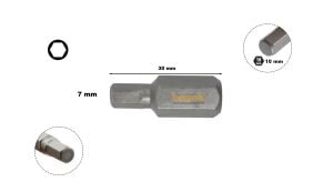 Ceta Form H10 7 x 30mm Allen Bits Uç CB/2007G