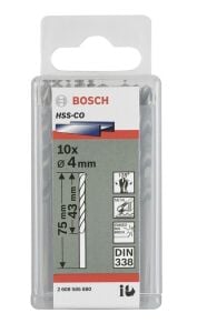 Bosch HSS 2,8x61 mm Kobaltlı Matkap Ucu 10'lu Paket 2608588088