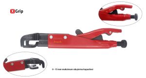 Ceta Form 220 mm X-Grip LL Uçlu Eksenel Ayarlı Pense E56-L2