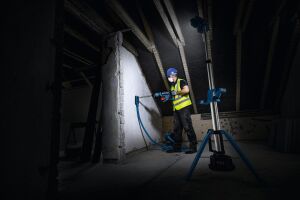 Bosch GLT 18V-5000 1X8 Ah Expert Akülü Kule Tip Şantiye Projektörü 5000 lm