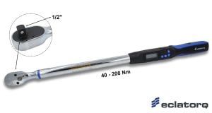 Eclatorq 1/2'' Dijital Tork Anahtarı 40-200 Newton WE4-200BN