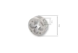 MTE M10 x 1.5 Pafta Normal Vidalı HSS DIN 223/B