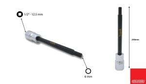 Ceta Form 6 x 220mm Ekstra Uzun Tip 1/2” Lokmalı Allen C28S-H06XL2