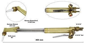 Yıldız 4543P Kafa Karışımlı 3 Borulu Kesme Hamlacı Alttan Tetikli-Propan