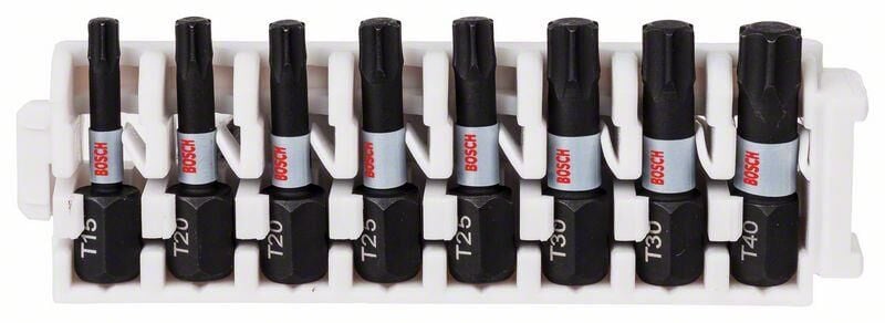 Bosch Impact 8'li Torxs Bits Uç Takımı T15-T40 25mm 2608522322