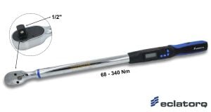 Eclatorq 1/2'' Dijital Tork Anahtarı 68-340 Newton WE4-340BN