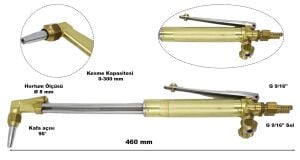 Yıldız 4542P Kafa Karışımlı 3 Borulu Kesme Hamlacı Üstten Tetikli - Propan