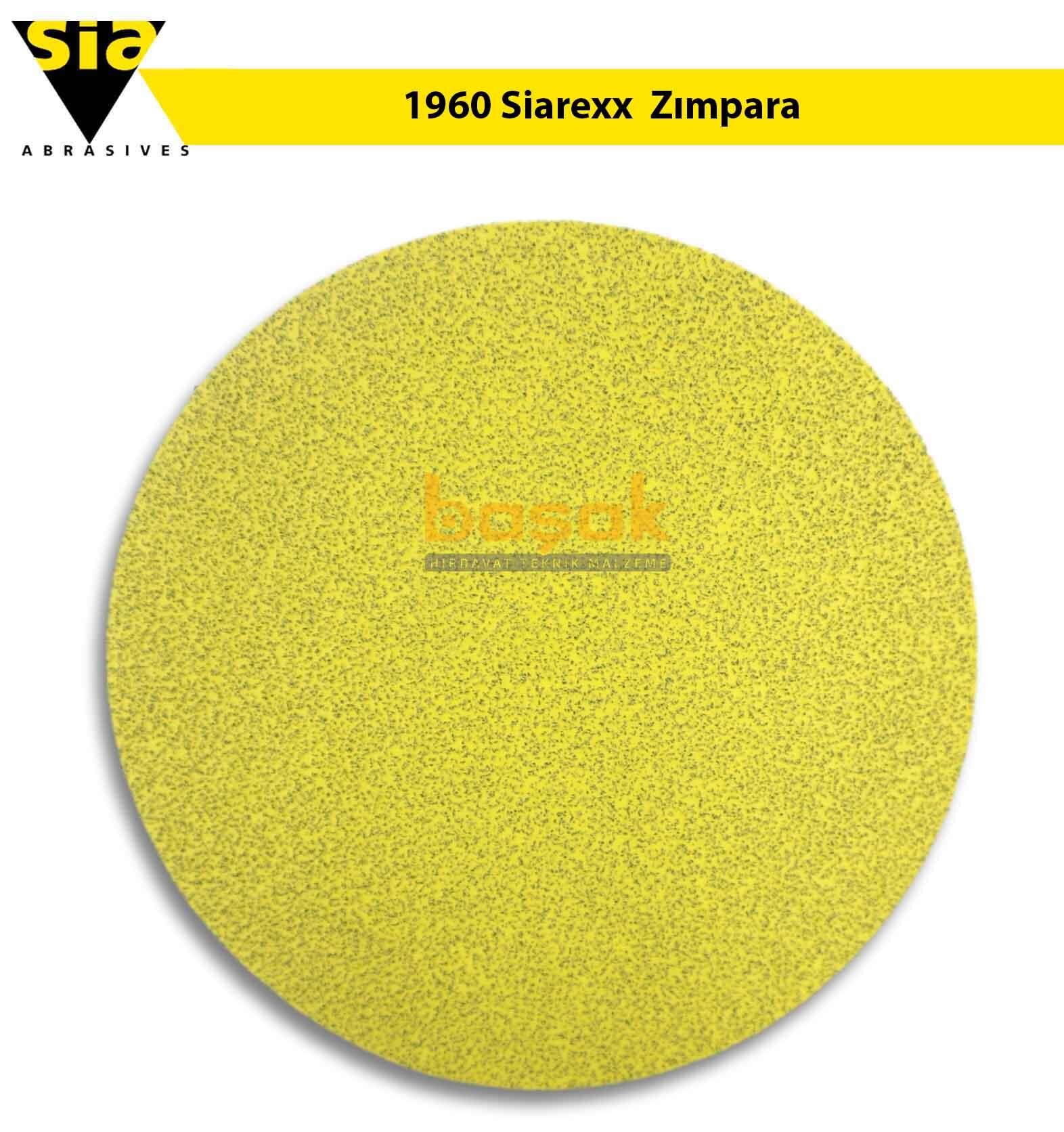 Sia 1960 Siarexx 115 mm 60 Kum Deliksiz Zımpara Kâğıdı 50'li