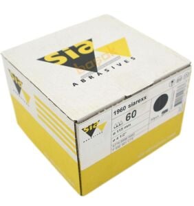 Sia 1960 Siarexx 115 mm 60 Kum Deliksiz Zımpara Kâğıdı 50'li