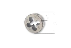 MTE M16 x 2 Pafta Normal Vidalı HSS DIN 223/B