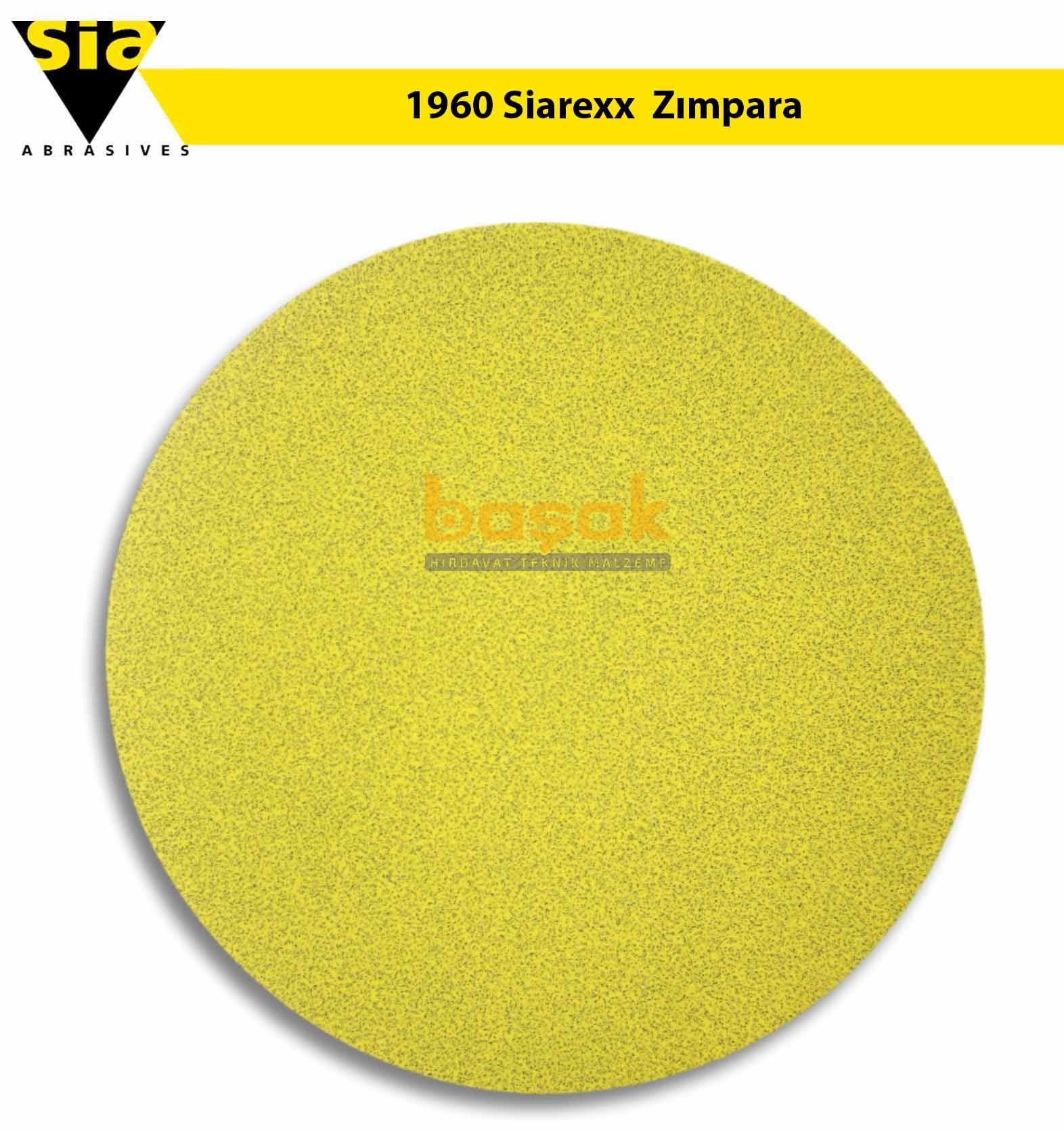 Sia 1960 Siarexx 115 mm 80 Kum Deliksiz Zımpara Kâğıdı 100'lü