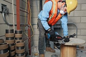 Bosch GKM 18V-50 1X4 Ah Procore Akülü Daire Testere Bez Çantalı