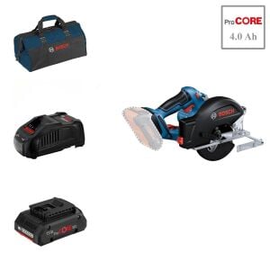 Bosch GKM 18V-50 1X4 Ah Procore Akülü Daire Testere Bez Çantalı