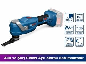 Bosch GOP 18V-30 18V Akülü Salınımlı Çok Fonksiyonlu Makine (Solo) 06018G3000