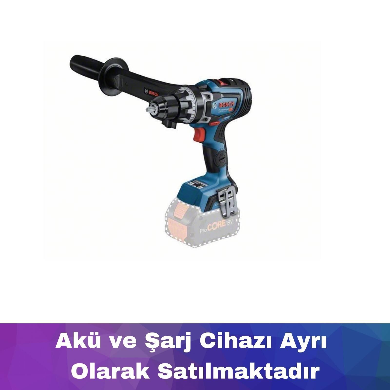 Bosch GSR 18V-150 C Akülü Vidalama (Akü ve Şarj yoktur) 06019J5001