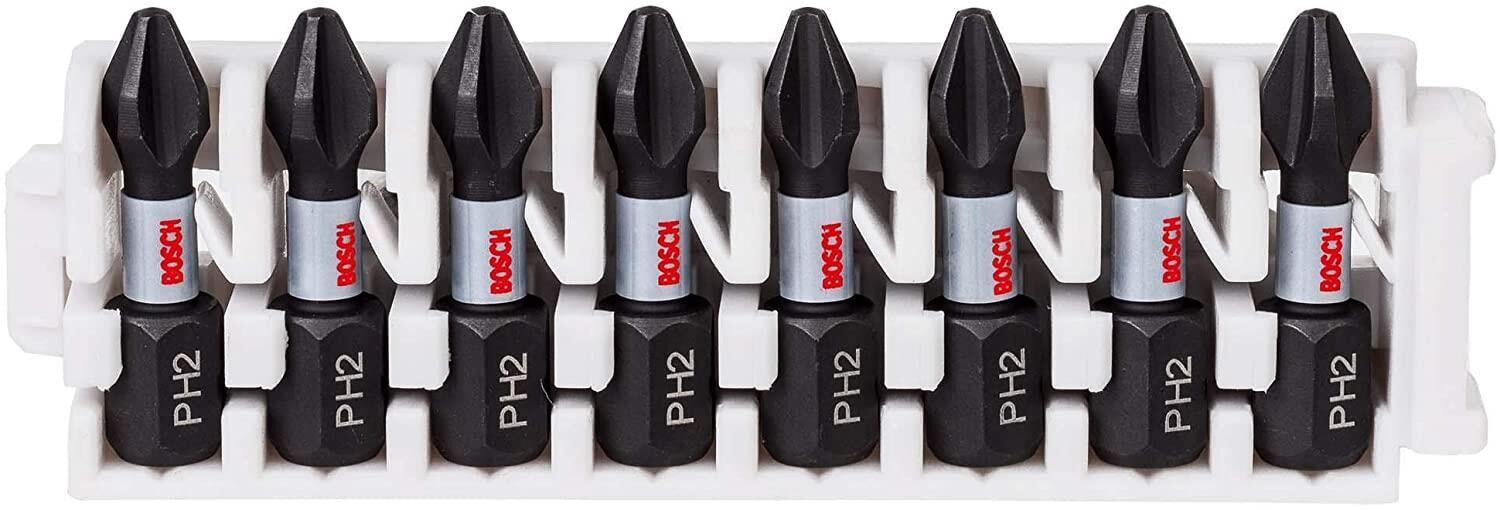 Bosch Impact Yıldız Bits Seti 8'li PH2 25 mm 2608522324