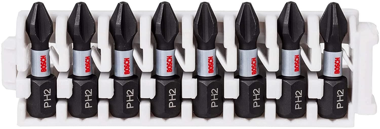 Bosch Impact Yıldız Bits Seti 8'li PH2 25 mm 2608522324