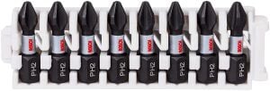 Bosch Impact Yıldız Bits Seti 8'li PH2 25 mm 2608522324
