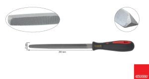 Ceta Form 200 mm 8'' Saplı Üçgen Eğe Orta Diş J59-208H