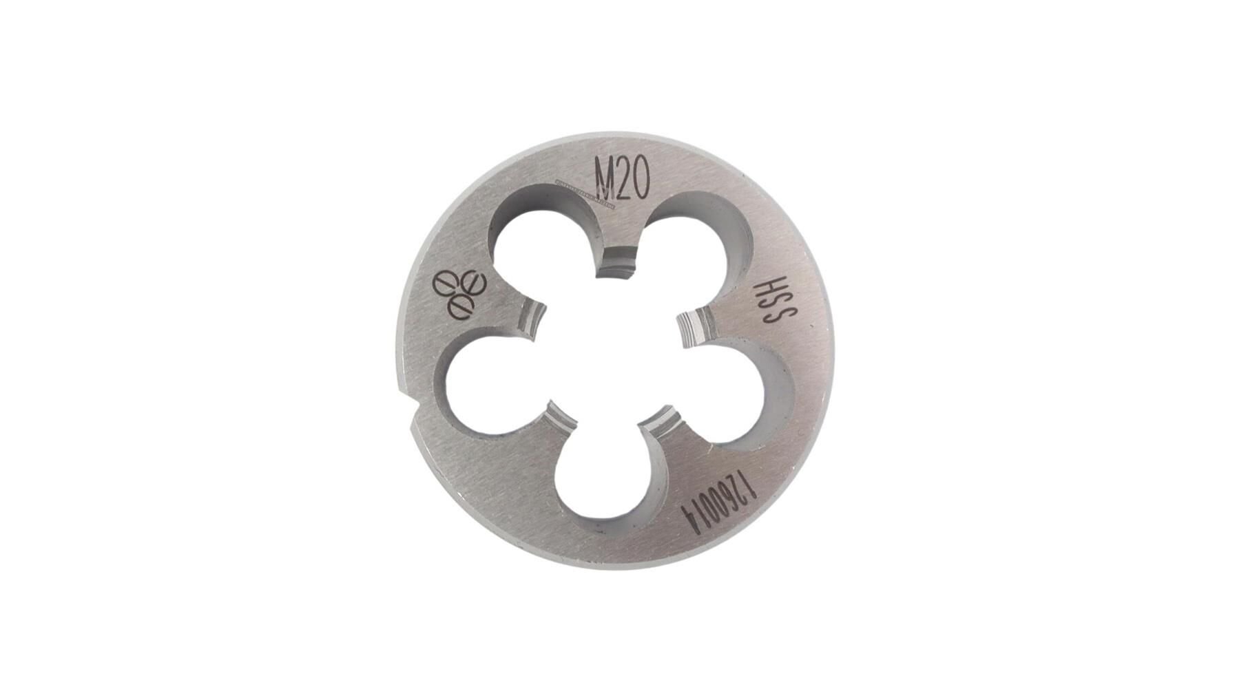 MTE M20 x 2.5 Pafta Normal Vidalı HSS DIN 223/B