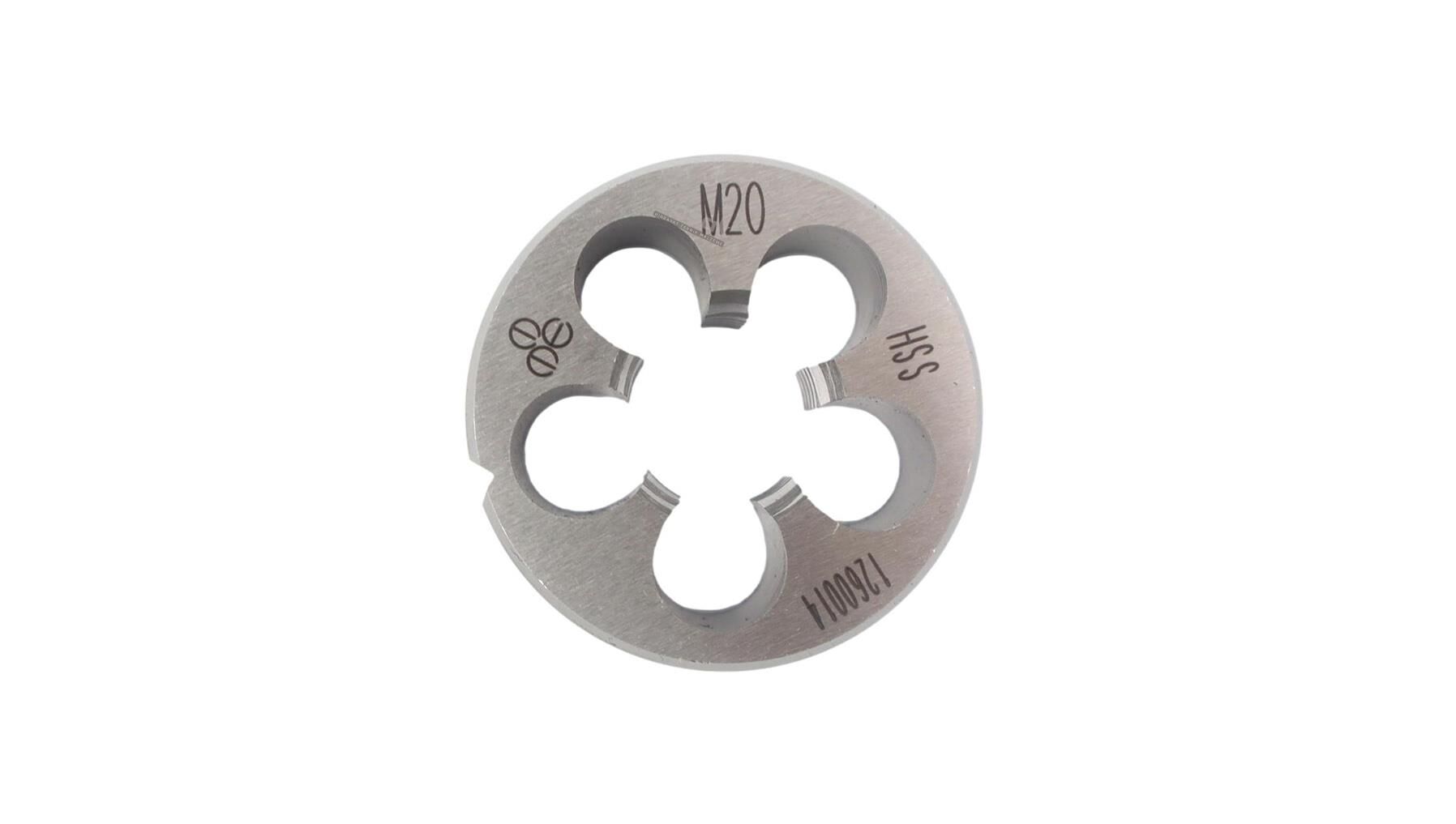 MTE M20 x 2.5 Pafta Normal Vidalı HSS DIN 223/B