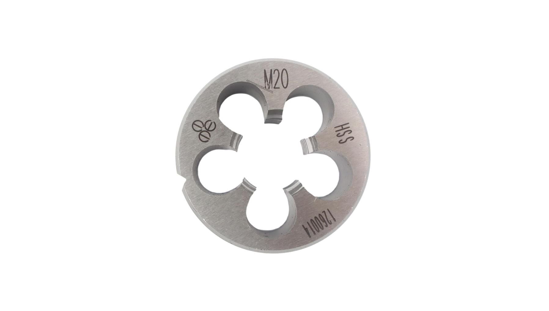 MTE M20 x 2.5 Pafta Normal Vidalı HSS DIN 223/B