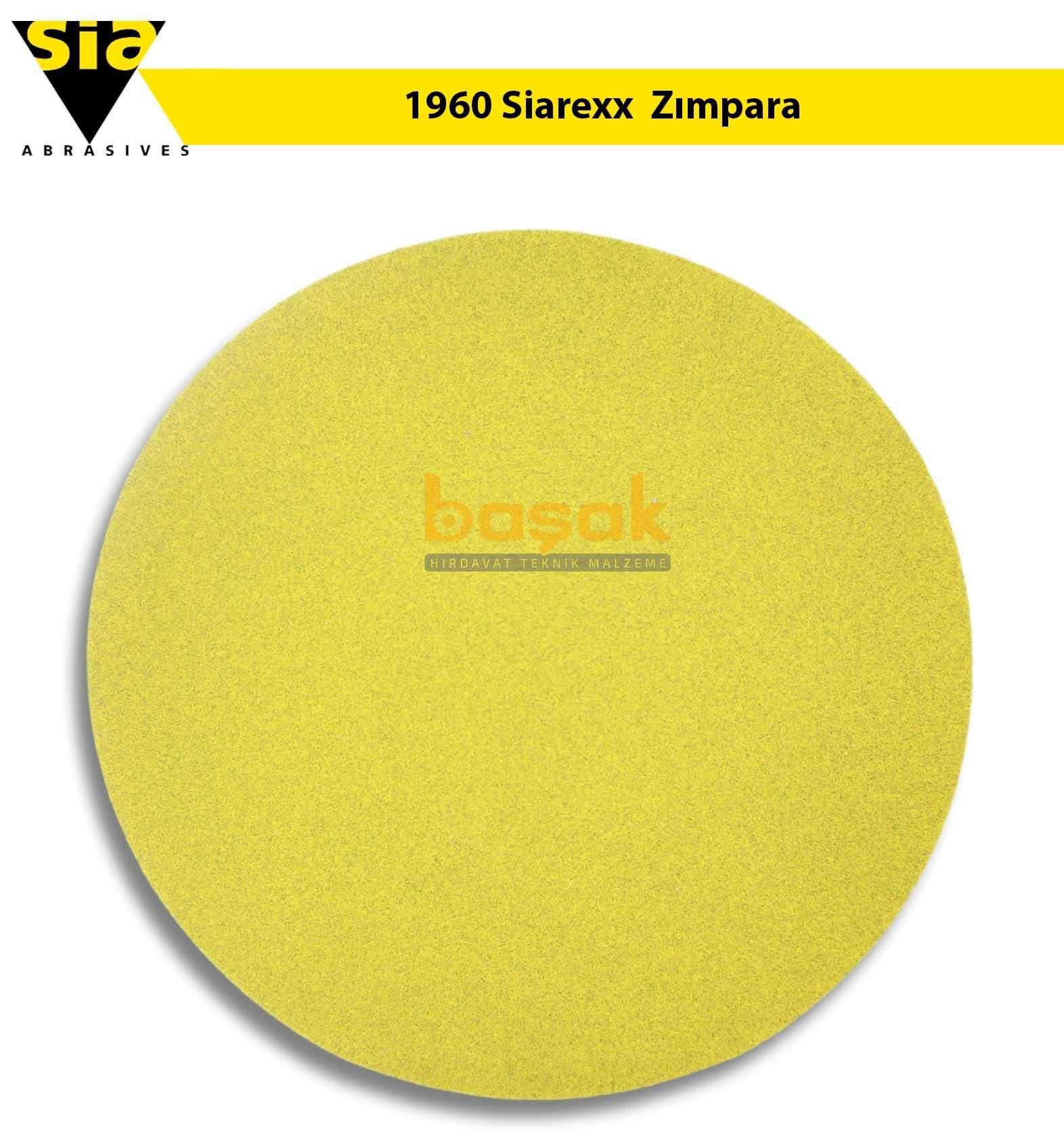 Sia 1960 Siarexx 115 mm 120 Kum Deliksiz Zımpara Kâğıdı 100'lü