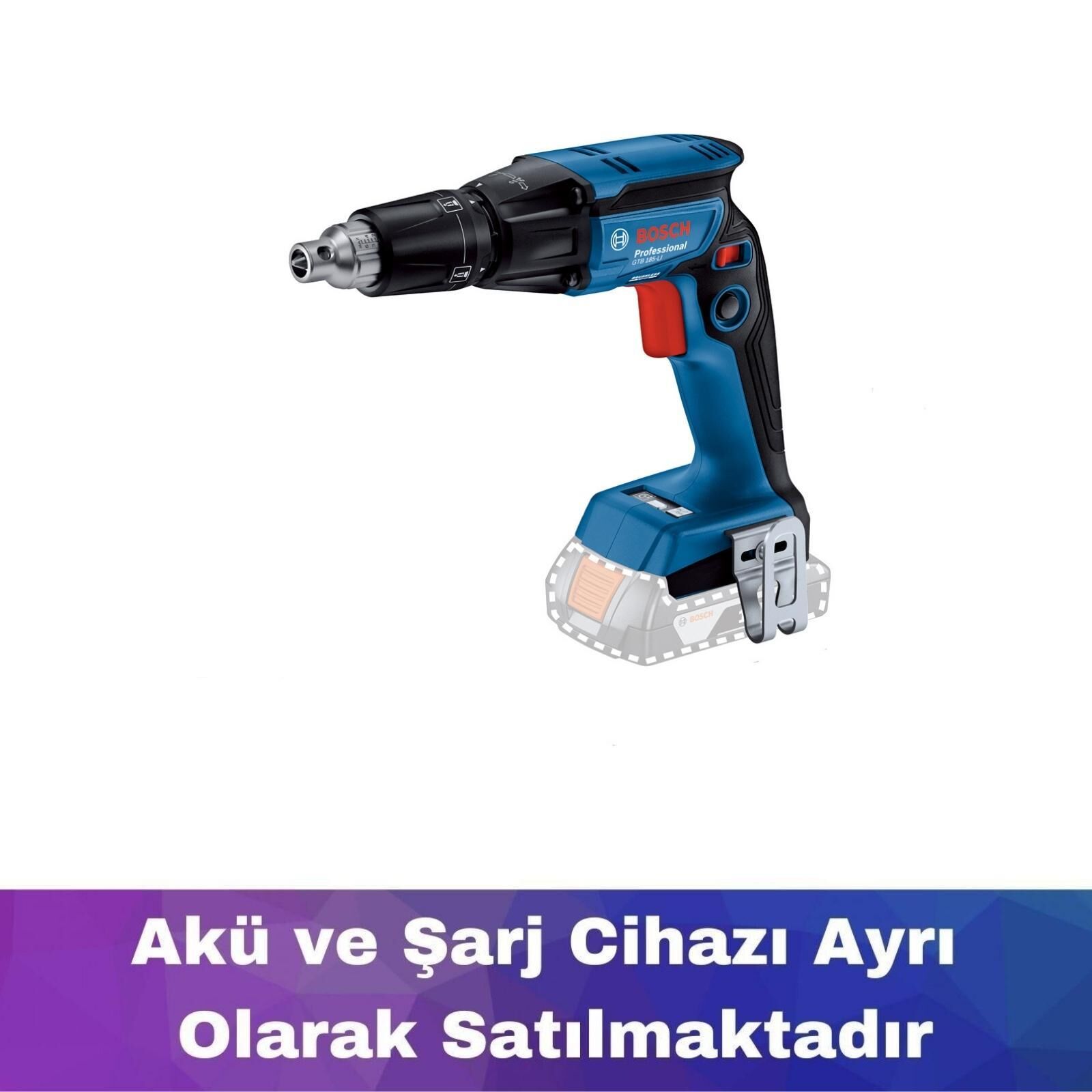 Bosch GTB 185-LI Akülü Alçıpan Vidalama (Akü ve Şarj Yoktur) 06019K7020