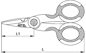 Ceta Form 145 mm Çok Amaçlı Elektrikçi Makası G40-48-0145