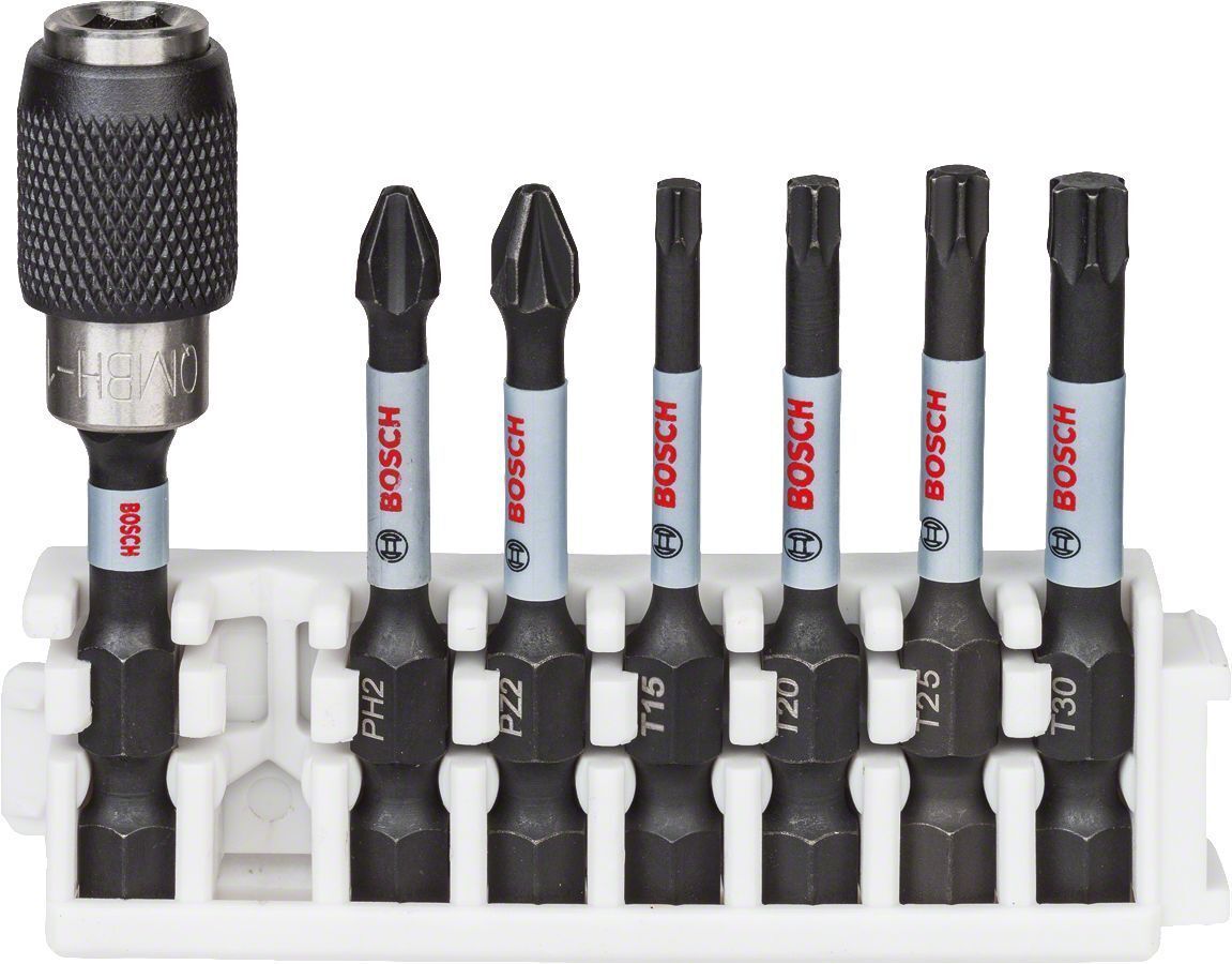 Bosch Impact 8'li Bits Uç Seti PH2-PZ2 T15-T30 50 mm 2608522327