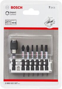 Bosch Impact 8'li Bits Uç Seti PH2-PZ2 T15-T30 50 mm 2608522327