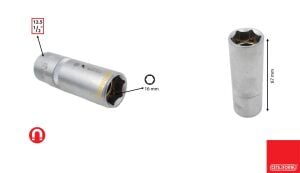 Ceta Form 16 mm 1/2” Mıknatıslı Buji Lokmaları C27-R16M